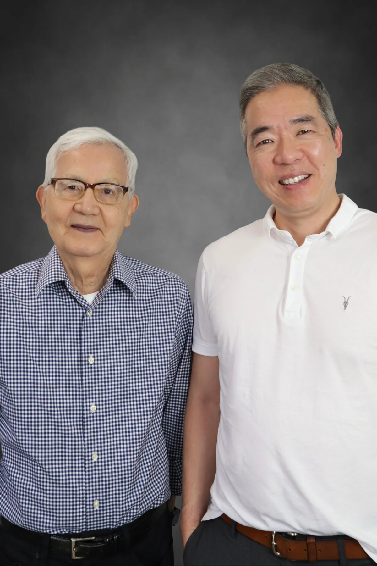 Dr. Jin H. Yu and Executive Director Don Yu together.